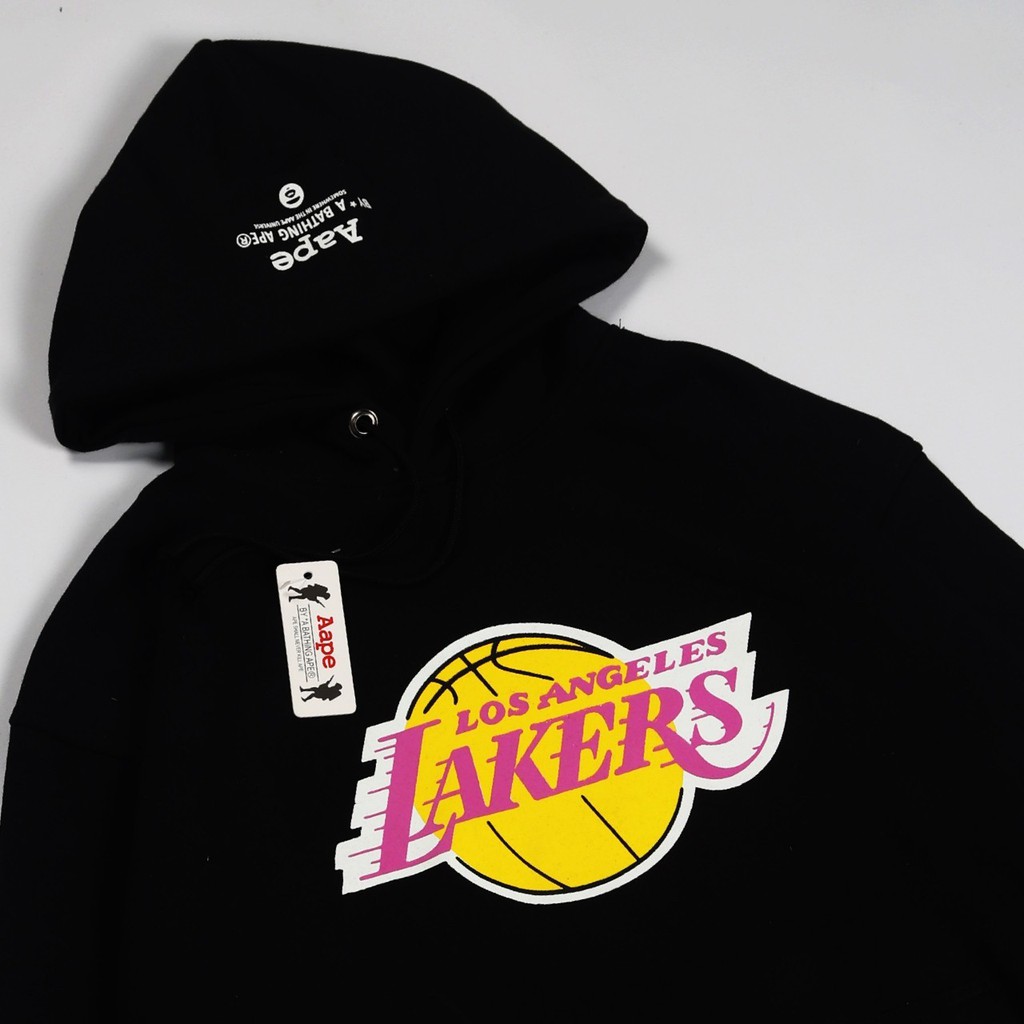 JAKET SWEATER HOODIE FS A-PE X LAKERS UNISEX PREMIUM QUALITY