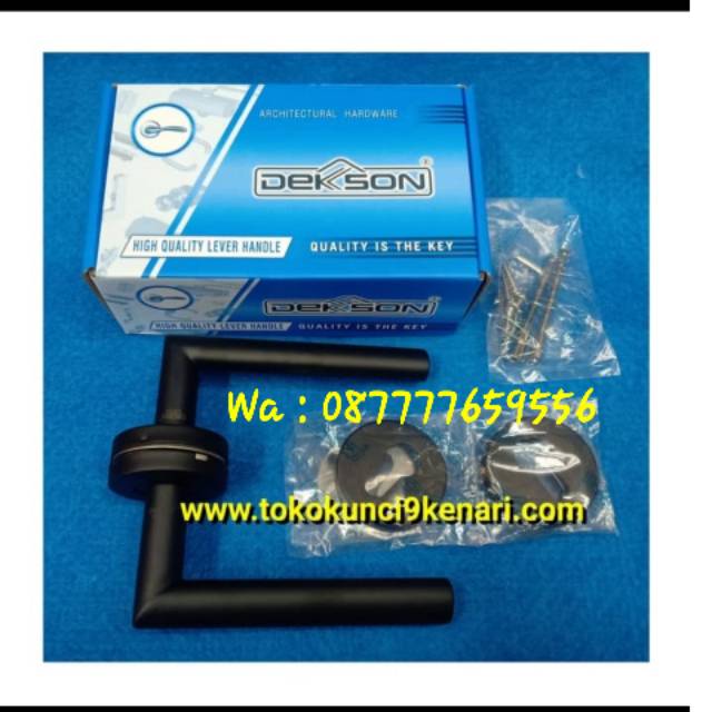 Handle Pintu Hitam Dekson | LHTR 0019 Hitam Dekson