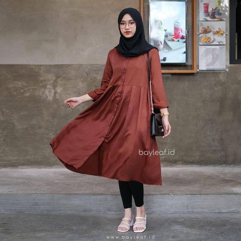 Lulu Tunik by Bayleaf.id / Tunik Polos / Tunik Premium / Pakaian Wanita