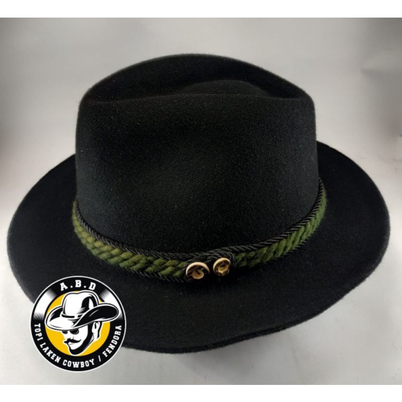 Topi Laken Fedora Import 100% Wool, Topi Laken, Topi Fedora, BISA COD