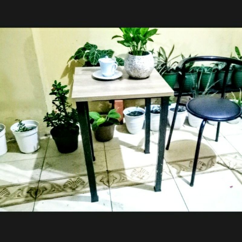 Kaki Meja Hairpin Leg Kotak Hollow