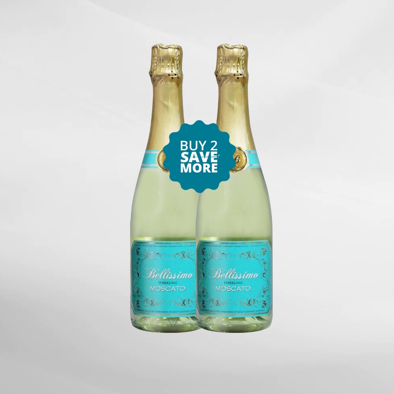 Bellissimo Sparkling Moscato 750 ml BUY 2 SAVE MORE