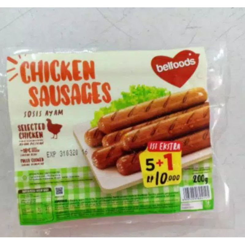 

Belfoods Favorite Chicken Sausage 200gr (sosis ayam)