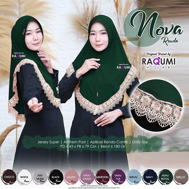 NOVA BY RAQUMI HIJAB SOLO