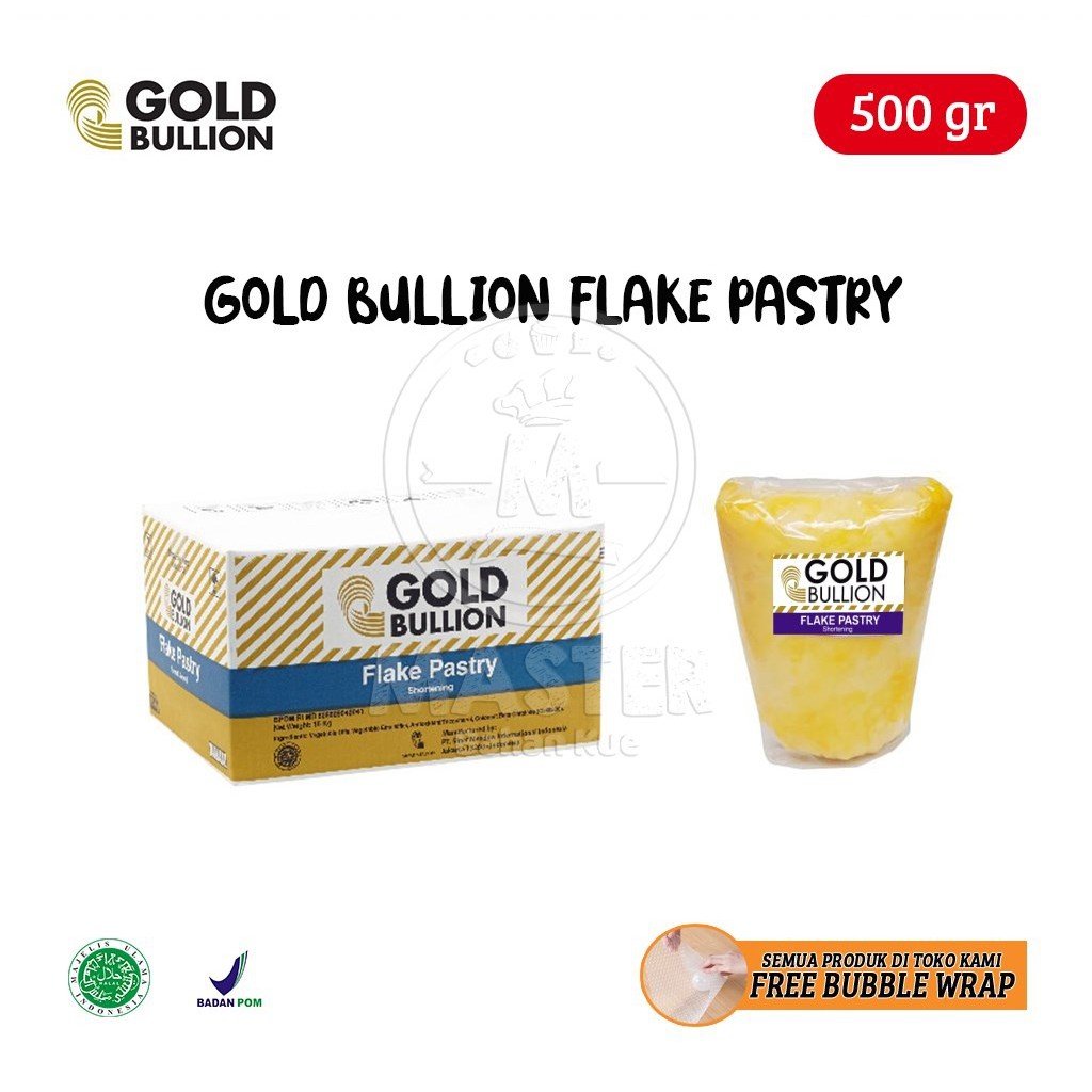 

Gold bullion flake Pastry [500 gr]