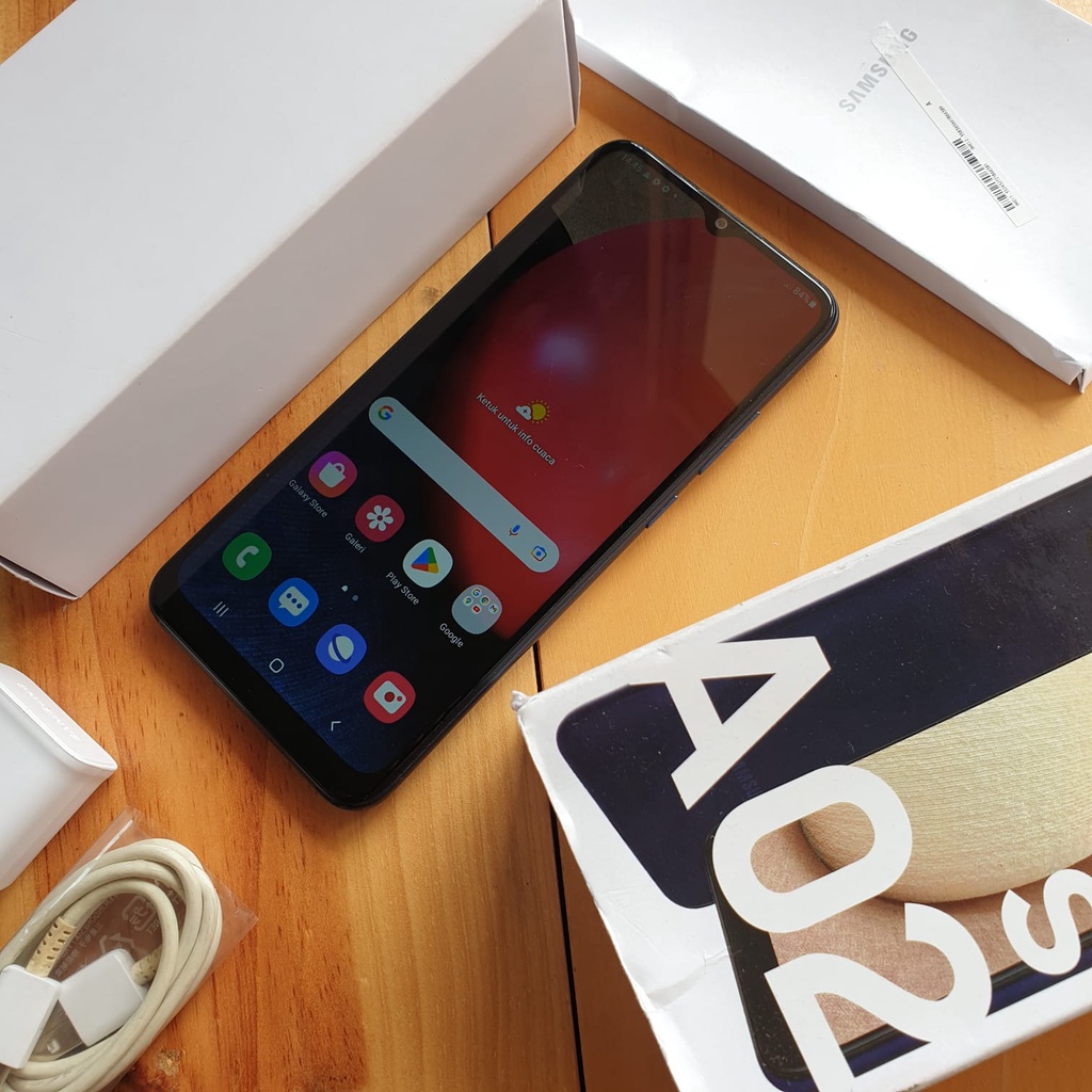 SAMSUNG A02S SECOND 3/32 & 4/64GB HANDPHONE SECOND HP SEKEN HP BEKAS HP MURAH