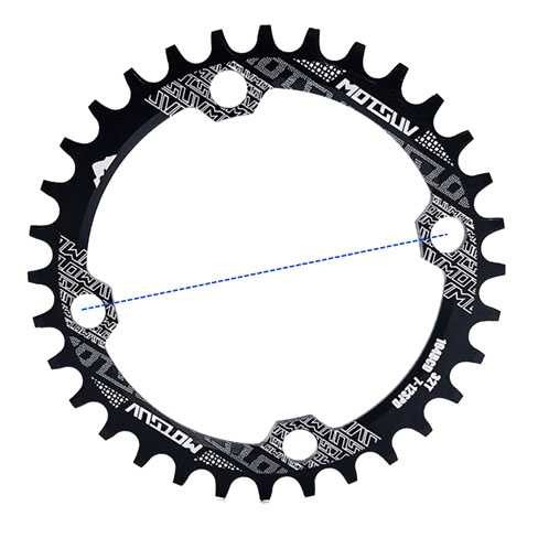 MLNSHP MOTSUV Gigi Crankset Sprocket Sepeda Aluminium 104mm - BCD104