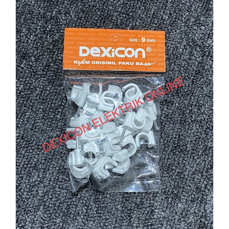 klem kabel no 9/klem kabel beton/klem paku baja/pengikat kabel/klip kabel/clip cable/klem kabel