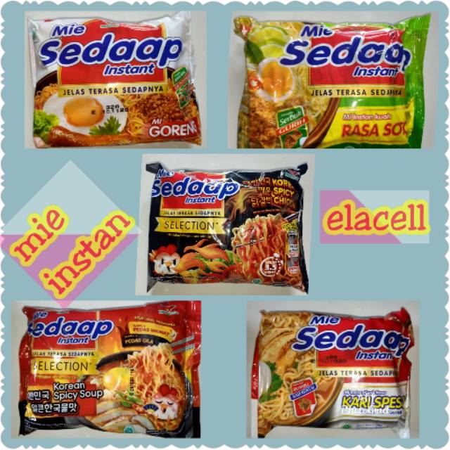 

Mie Instan Sedaap goreng & Rebus