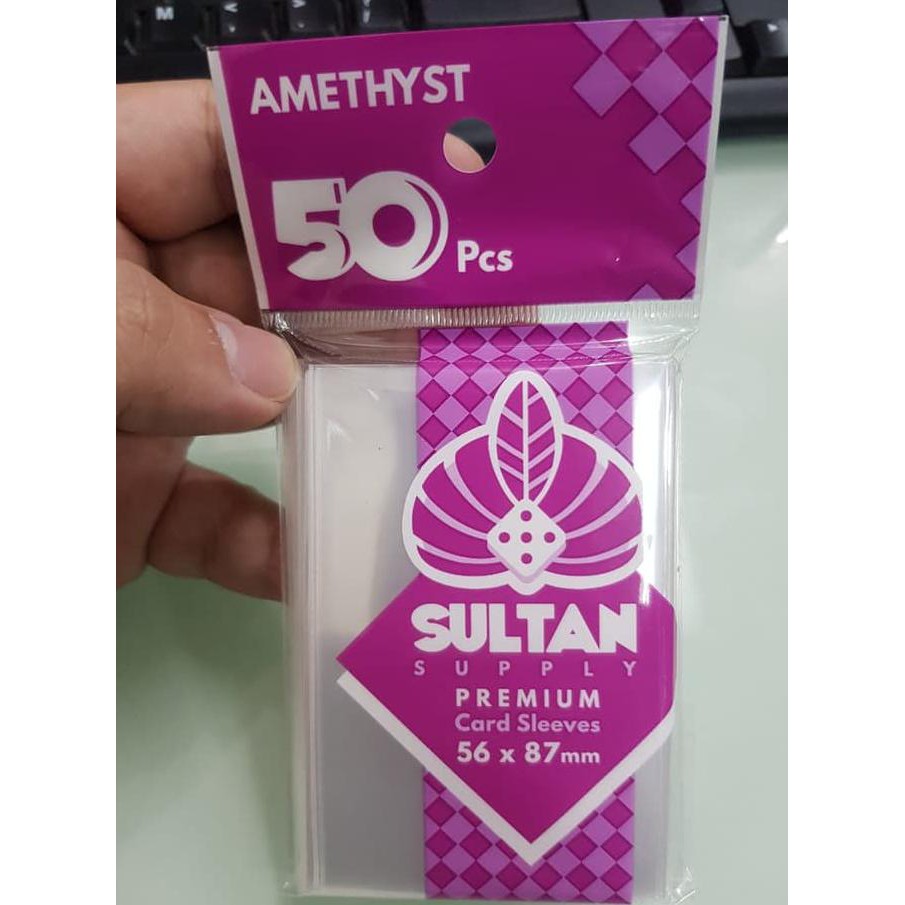 TERMUR@H Sleeve Card Sultan Amethyst 50pcs Size 58 x 89 mm