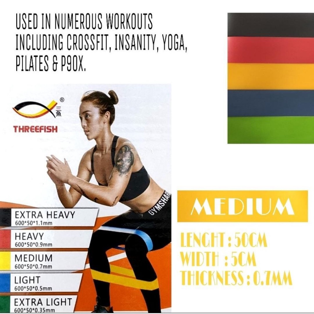 MSD Alternative Resistance Band Fitness Pilates Yoga Physio LATEX FREE 