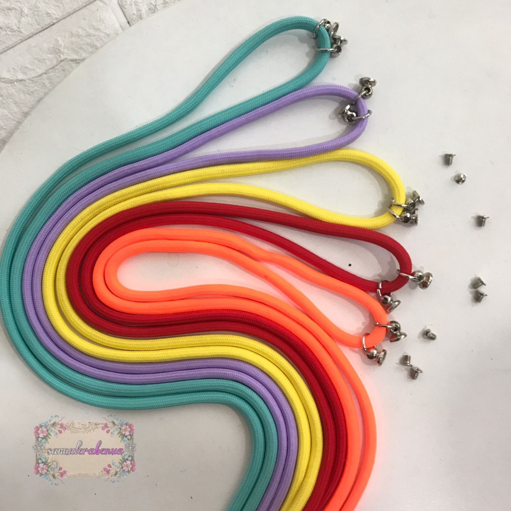 Tali baut sling case slingcase Tali Lanyard Hp Strap Gantungan leher plus Mur + Baut sekrup stainless candy koper choice dove universal SB3061