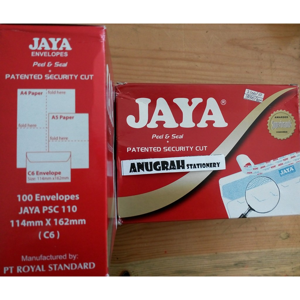 Amplop putih polos JAYA no 110 Save 71 Amplop putih polos JAYA no 110 Save 71