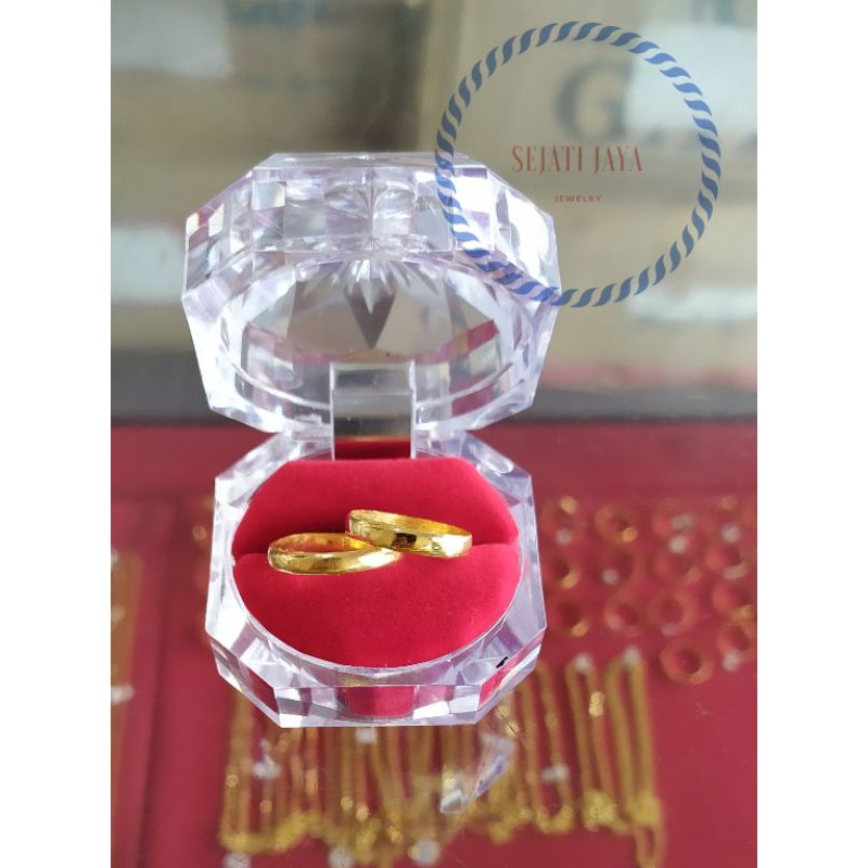 Cincin polos emas 24 karat