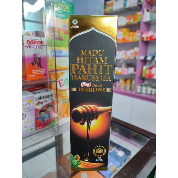 

MADU HITAM PAHIT DARUSYIFA 470g PLUS DAUN INSULINE ORIGINAL ASLI