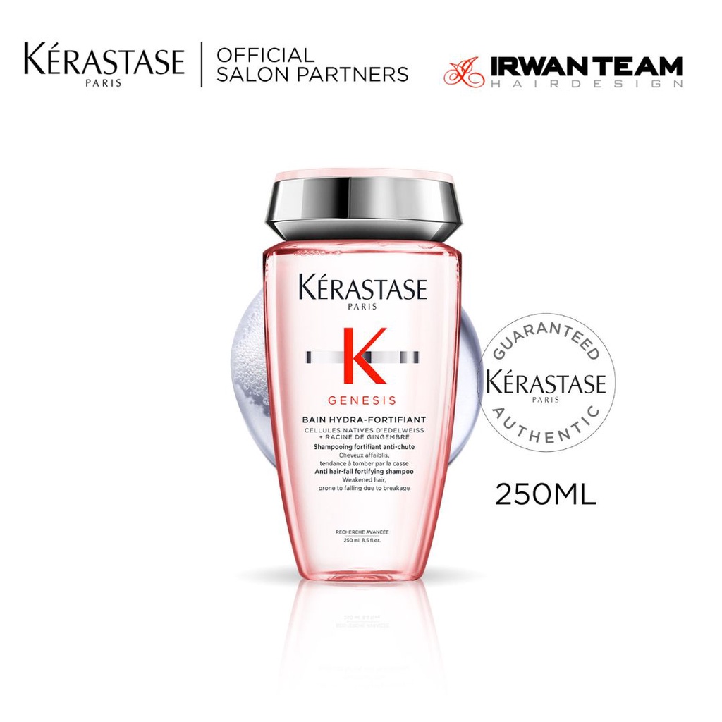 Kerastase Anti Hair Fall Shampoo Rambut Rontok &amp; Patah - Bain Genesis Hydra 250ml (Helai Normal)