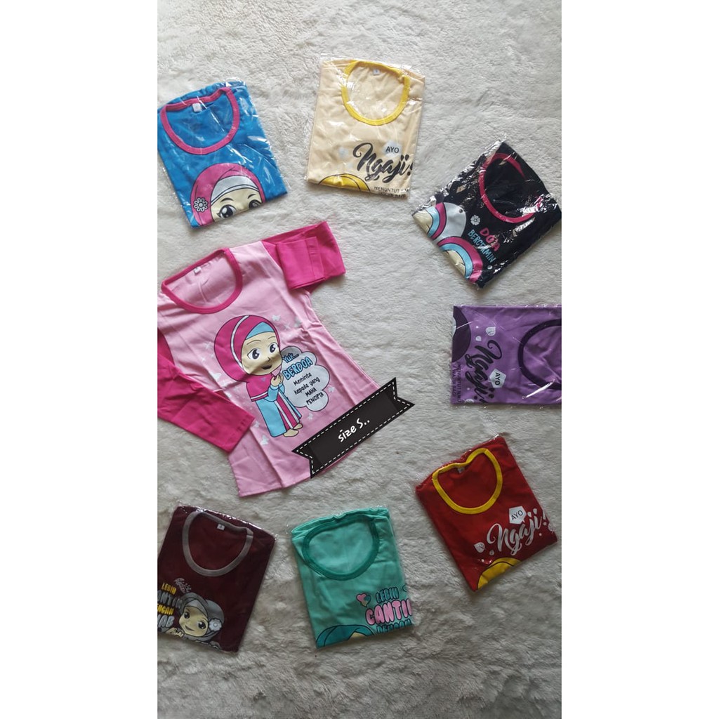 Kaos Anak Islami "Yuk Berdoa"