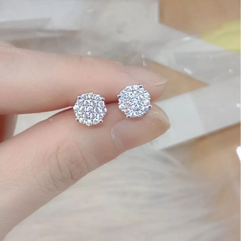 Anting Titanium Wanita Anti Karat, Anti Alergi, Tahan Lama, Di Jamin REALPICT 100% dan High Quality, Anting Wanita Silver