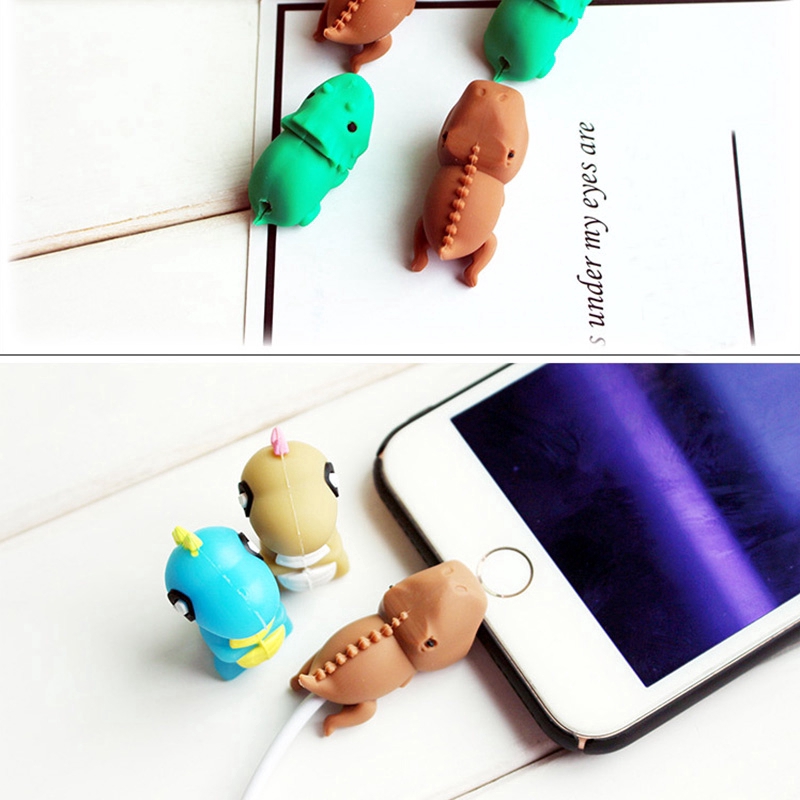 Perlindungan Kabel USB Cable Bite Charger Protection Cover for Iphone Animal Data Phone Accessories