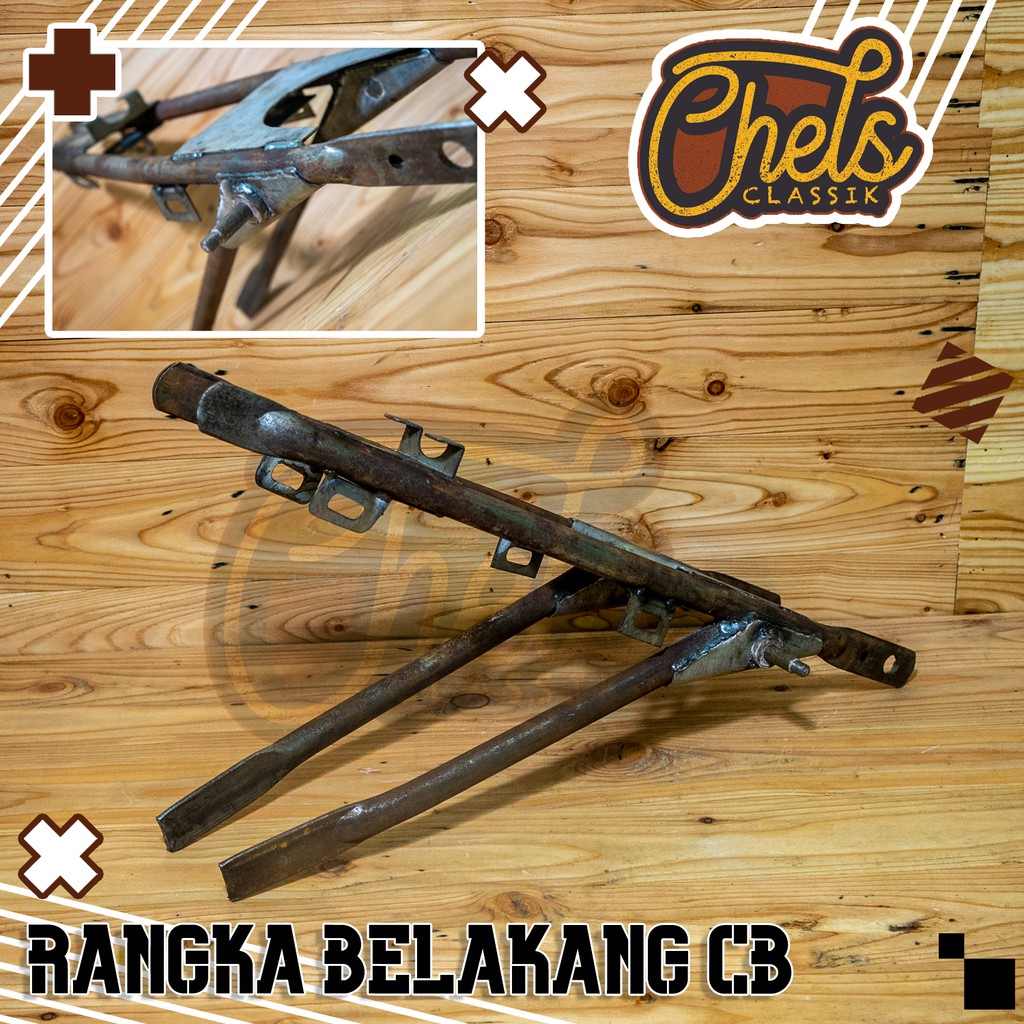 rangka belakang honda cb100