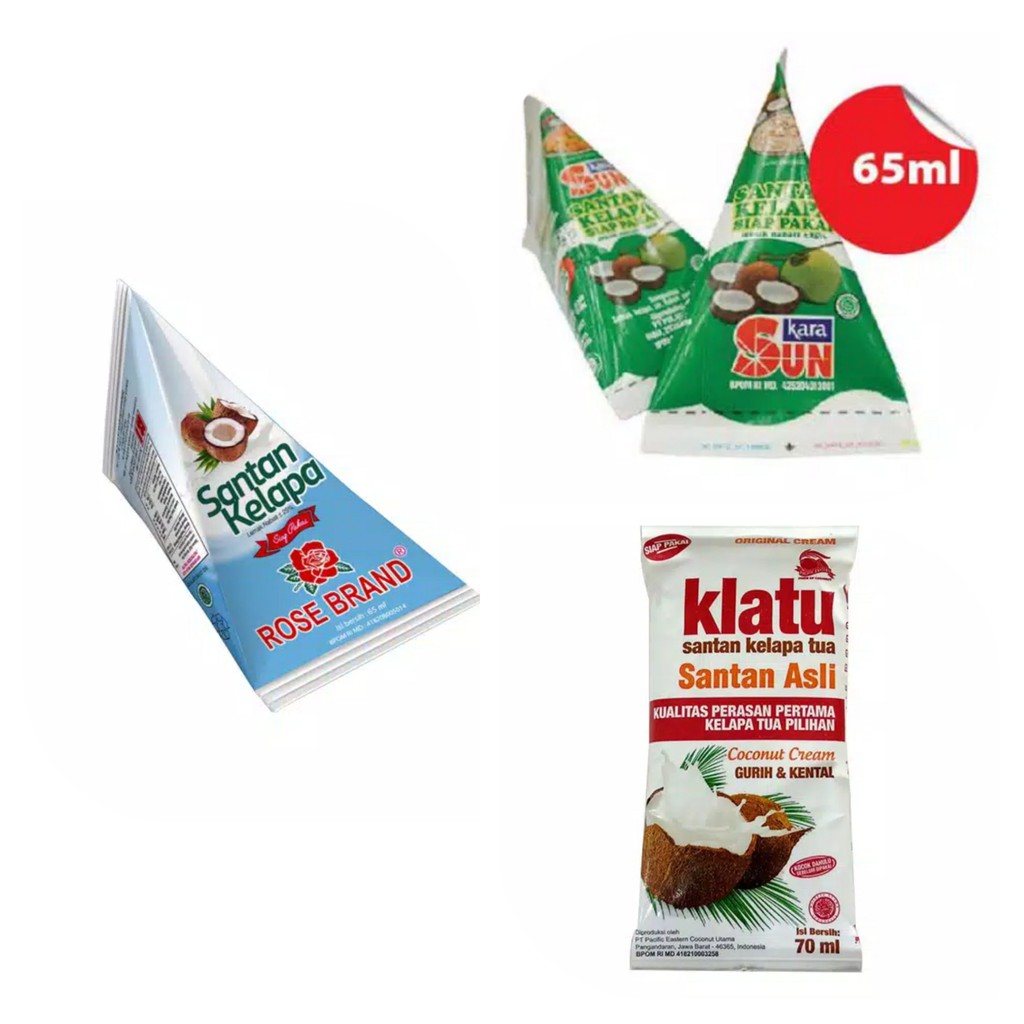 

santan kelapa sun kara rose brand