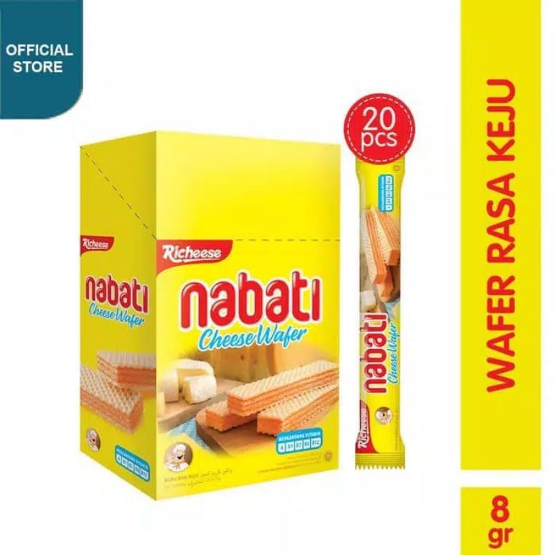 

Wafer Richeese Nabati isi 20 pcs