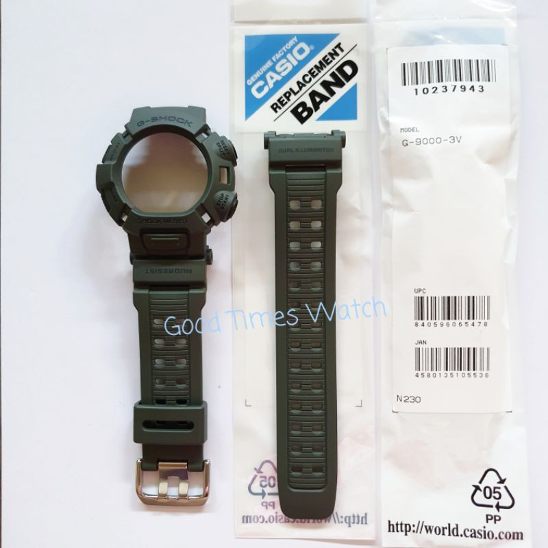 PAKET STRAP BEZEL G-SHOCK G-9000-3V G 9000 Casio Original