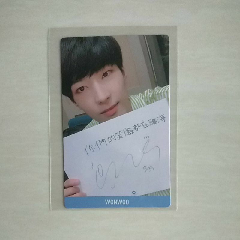 [READY STOCK] PHOTOCARD / PC YMMD TAIWAN WONWOO SEVENTEEN