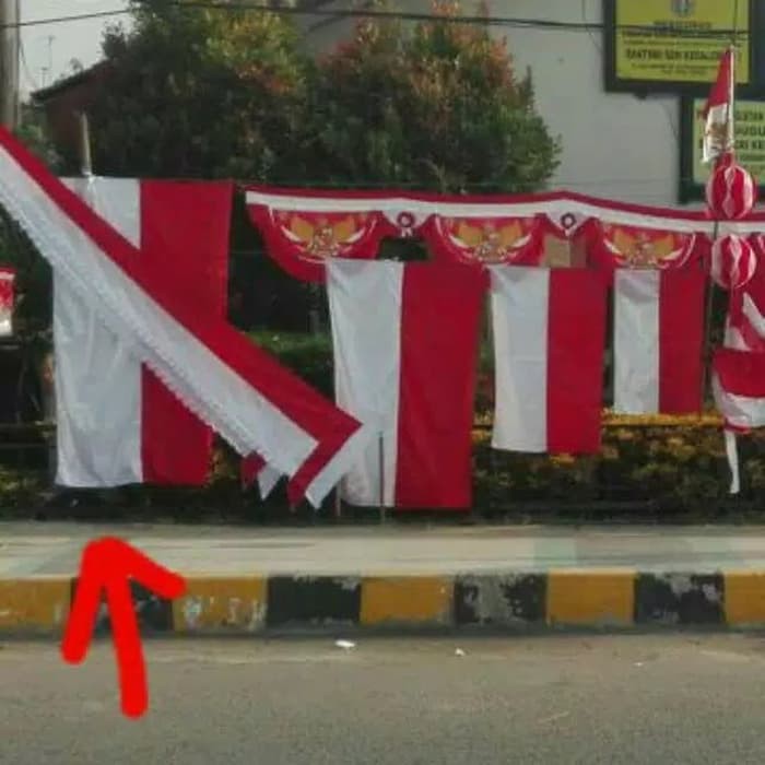 Promo Termurah  Bendera Merah Putih Jumbo / bendera kantor