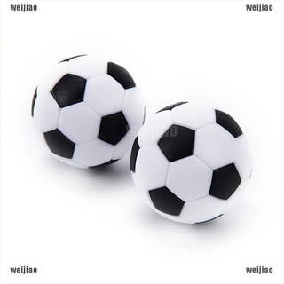 weijiao 4pcs 32mm Black & White Foosball table soccer football balls baby foot Plastic