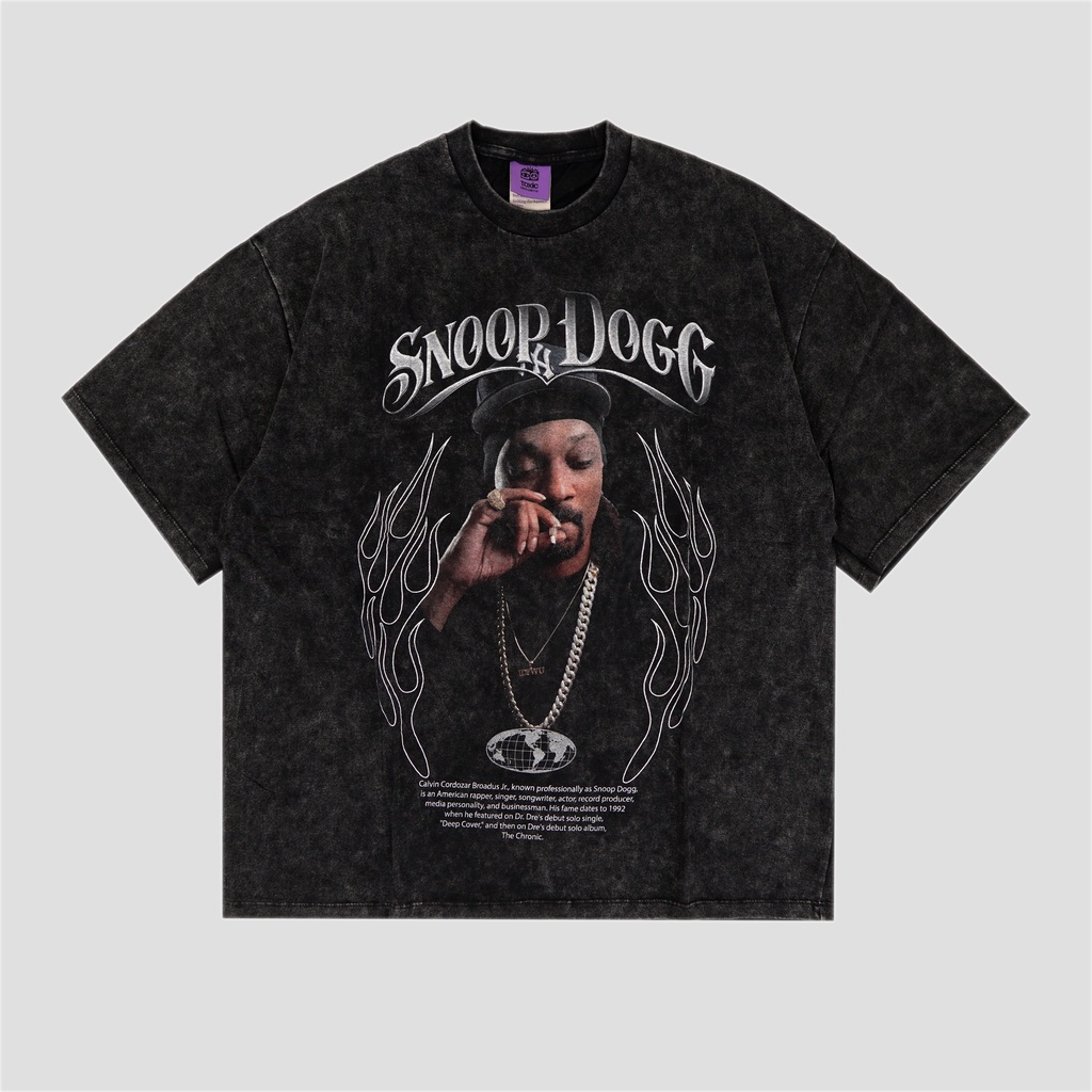 Tshirt Oversize Wash Snoop Dogg Chain