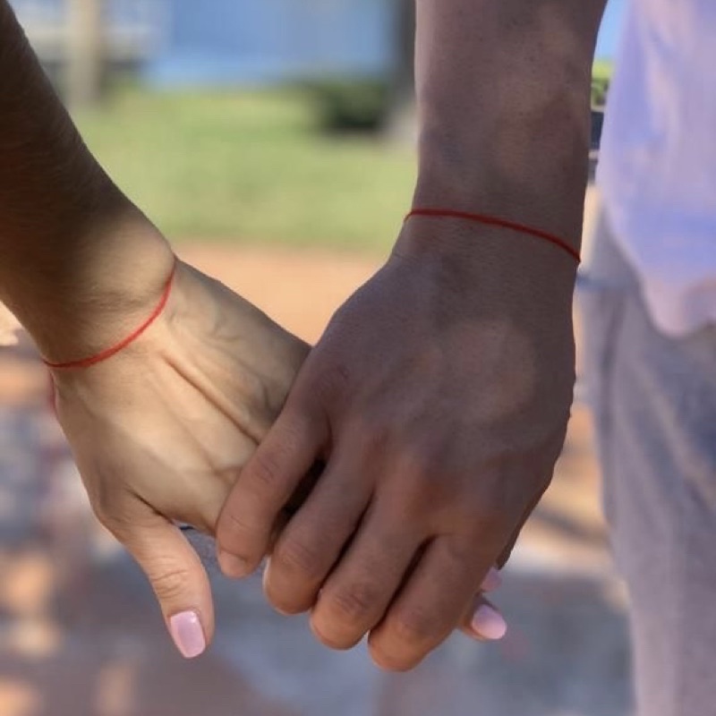 GELANG COUPLE POLOS TALI MERAH TIPIS / GELANG PASANGAN / HARGA 2 GELANG / GELANG TALI POLOS