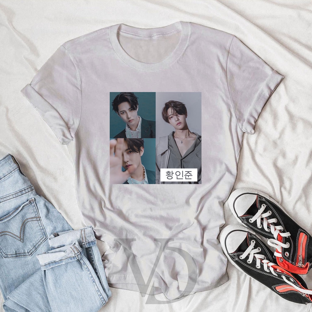 BAJU KAOS RENJUN / REN JUN TEE V TEE WANITA NCT CAFE NCT DREAM/ BAJU OVERSIZED KOREA KPOP JUMBO