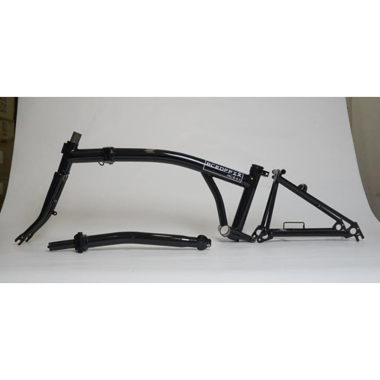 Aceoffix Frame Set 16inch Vbrake Cromoly Hitam atau Black