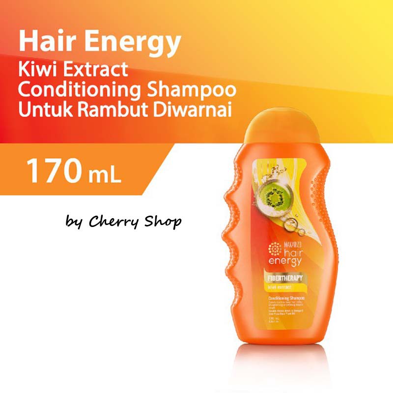 [170ML] MAKARIZO Hair Energy Conditioning Shampoo Botol Shampo Pembersih Rambut 2in1 Cherry Shop