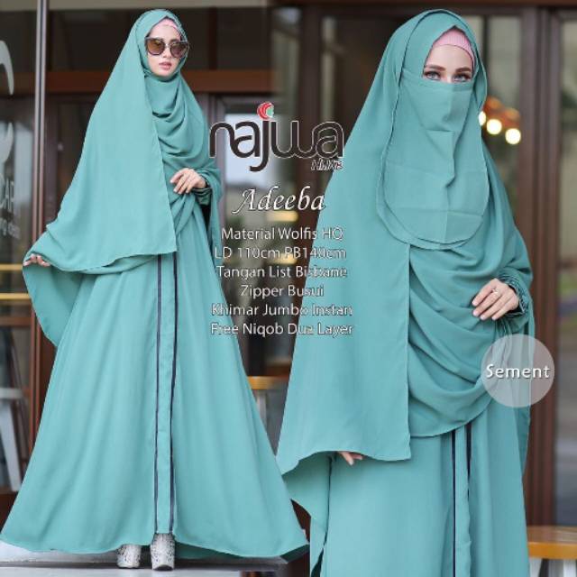 GAMIS ADEEBA by najwa hijab