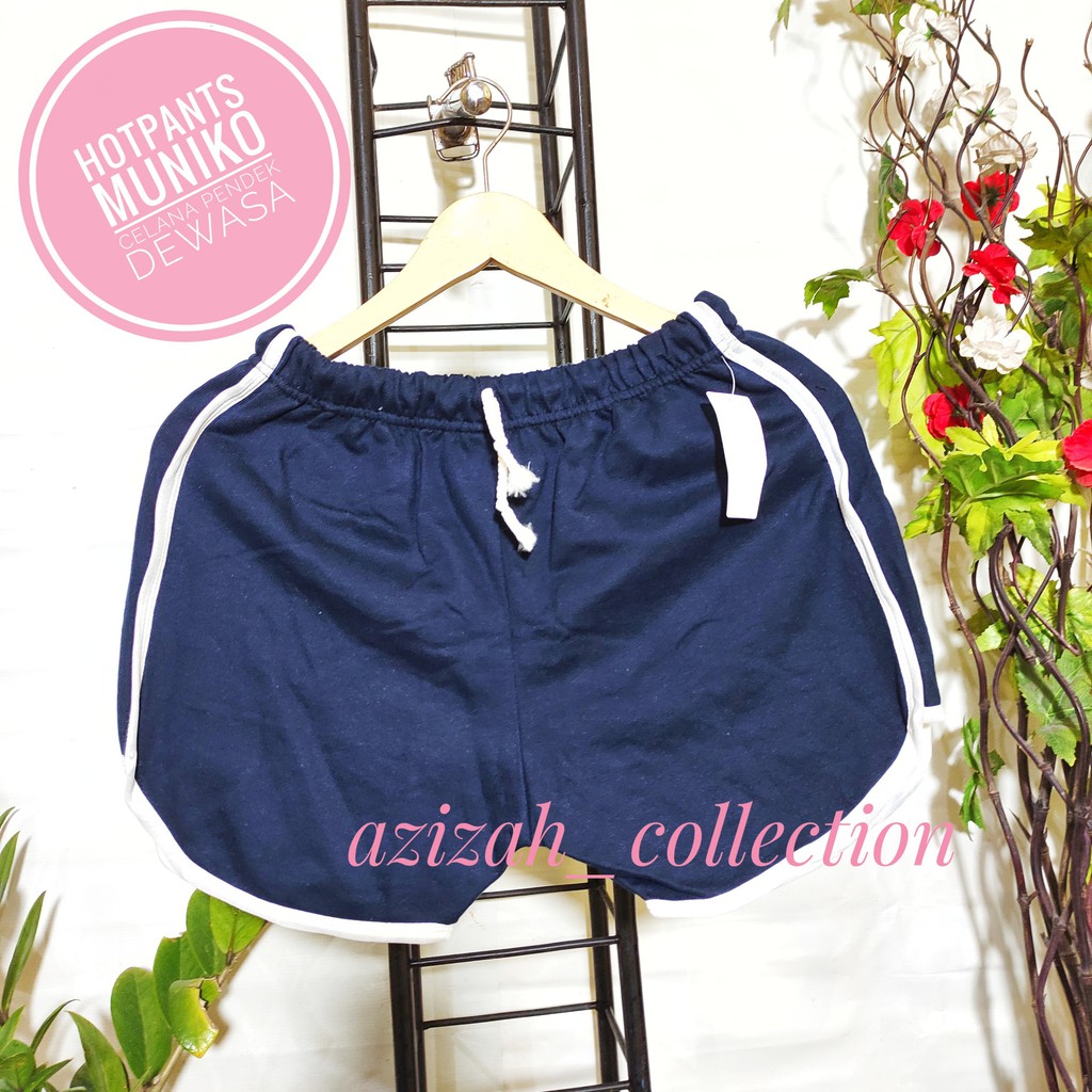 Hotpants Muniko Babyterry Polos Desain Menarik Enak Dipakai