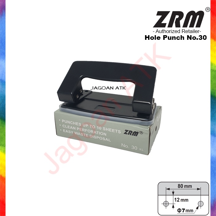 

Pembolong Kertas Besi / Hole Puncher ZRM 30XL