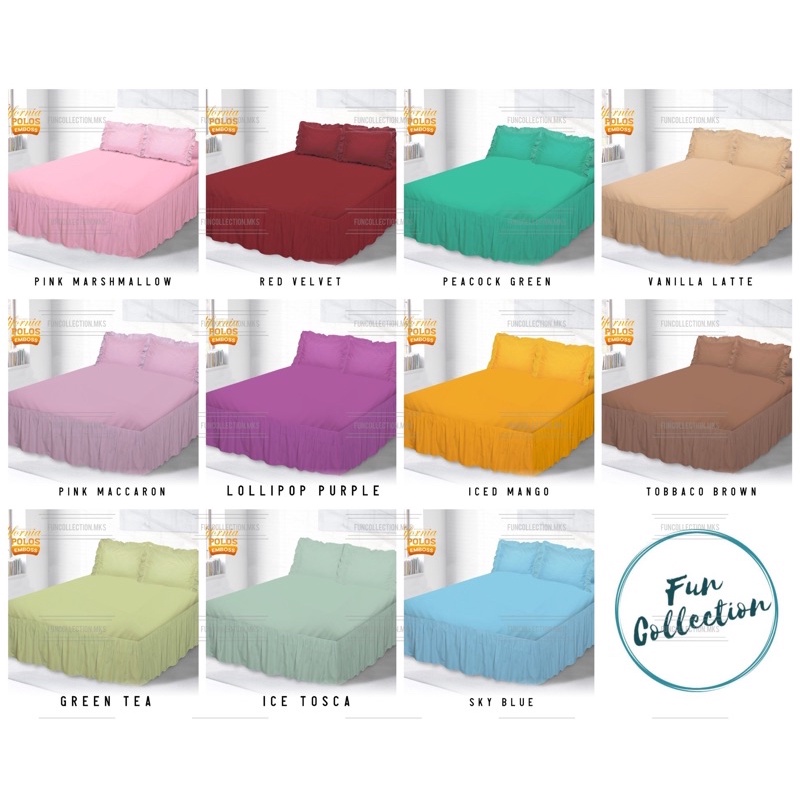 Sprei California Polos Rumbai 180x200 B4 - Sprei Rumbai Polos 180x200 B4 King Size - Sprei Californi