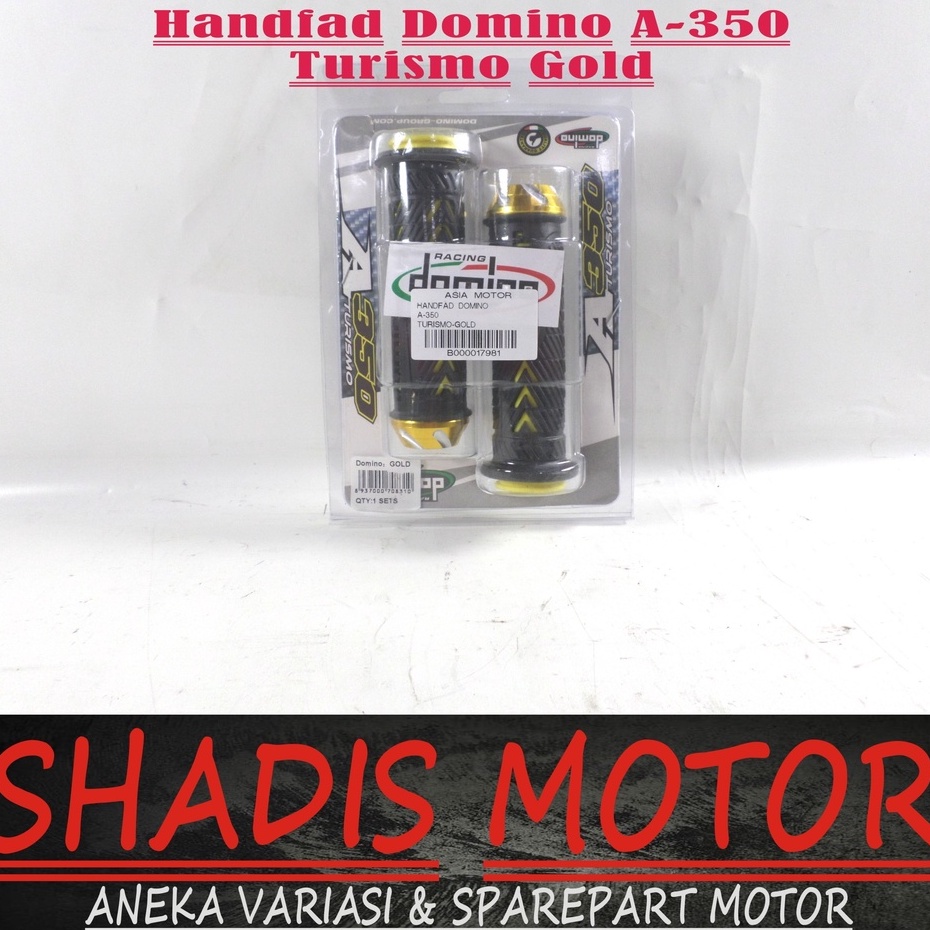 Handfad Handgrip Motor Merk Domino Tipe A-350 Turismo Warna Gold