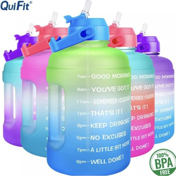 QUIFIT ORIGINAL 3,8 L BOTOL MINUM / BOTOL VIRAL / READY ---Termurah---