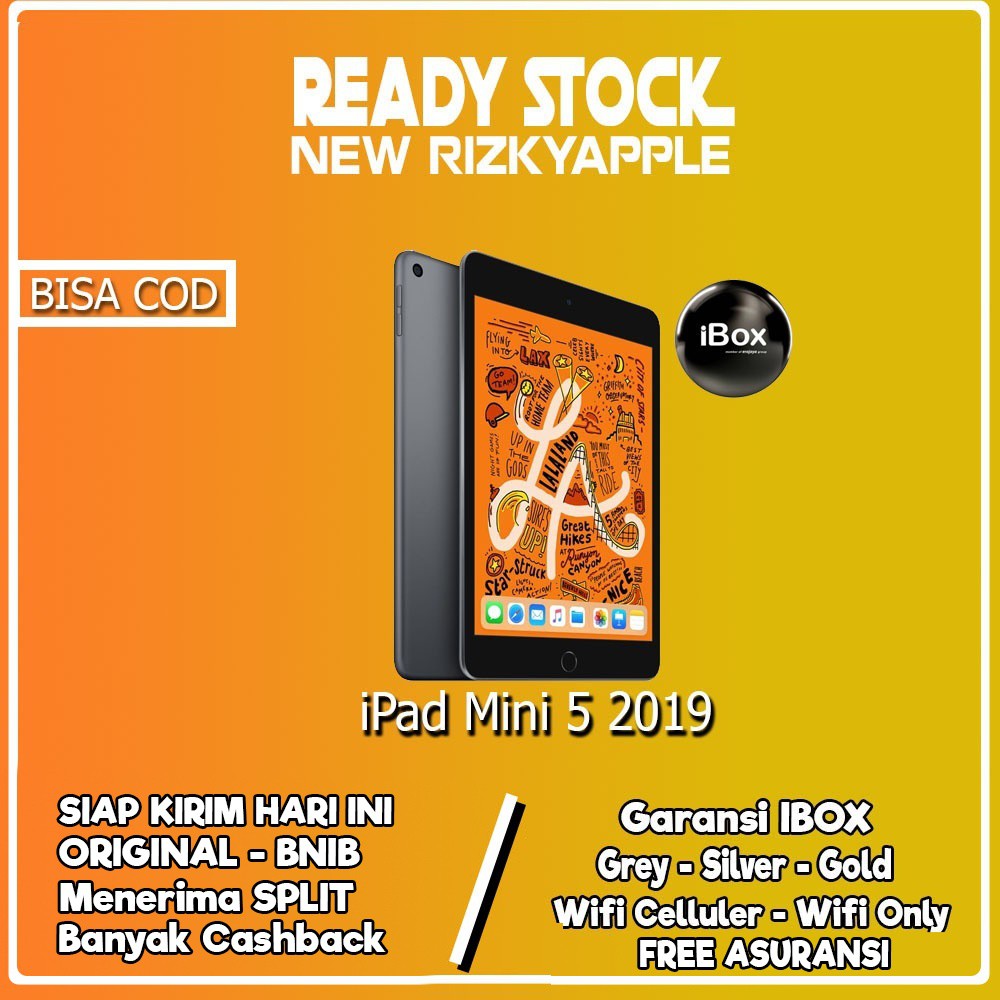 IBOX Apple iPad Mini 5 (2019) 256GB & 64GB 7.9 Inch Wifi