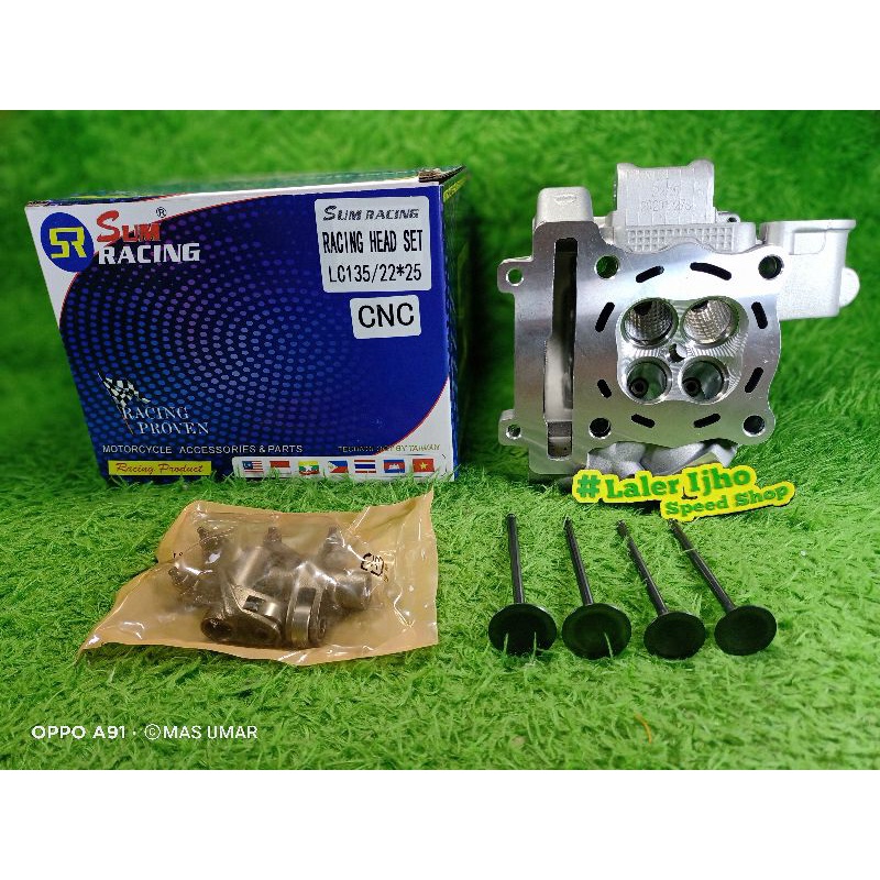 super head sum racing 25/22 porting cnc Jupiter MX king Vixion new old xabre