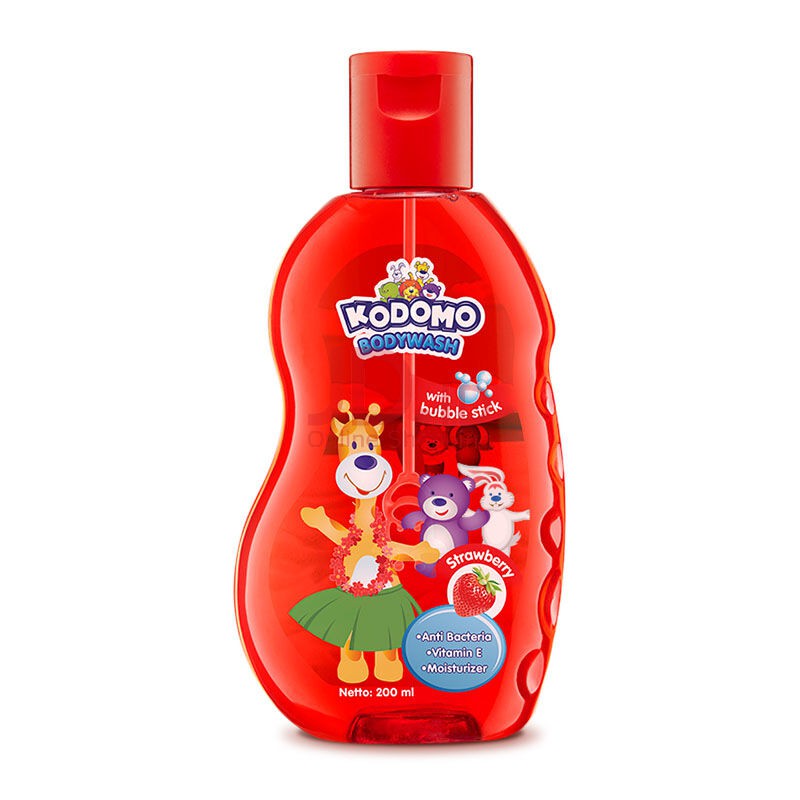 KODOMO Bodywash With Bubble Stick 200ml BPOM ORIGINAL 