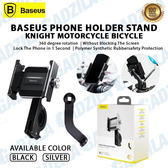 Jual Baseus Knight Motorcycle Bicycle Phone Holder Stand Hp Sepeda