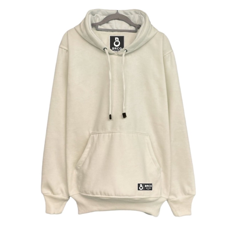 Sweater Hoodie Polos Hoodie Sweater Unisex Pria Wanita Orginal (BAYAR DI TEMPAT)-CREAM