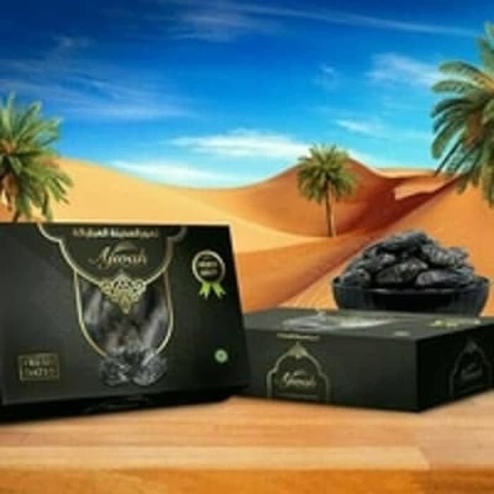 

KURMA EL JAZIRAH AJWA 500 GRAM (KURMA NABI) PROMO