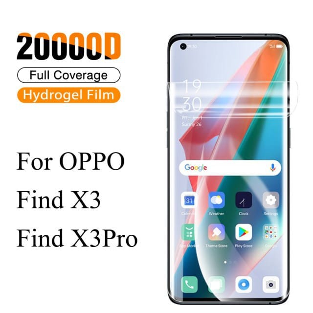 OPPO FIND X5 PRO 5G / FIND X3 / X2 / X2 PRO HYDROGEL SCREEN PROTECTOR ANTI GORES LAYAR