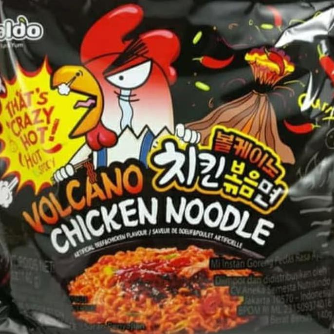 

Terlaris# Mie Instant Super Pedas - Paldo Volcano Spicy Chicken Noodles