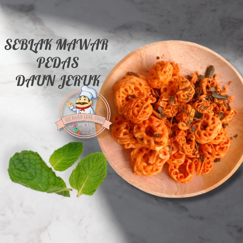 

[TERBARU] KRIPIK SEBLAK MAWAR PEDAS DAUN JERUK 45gr & 90gr